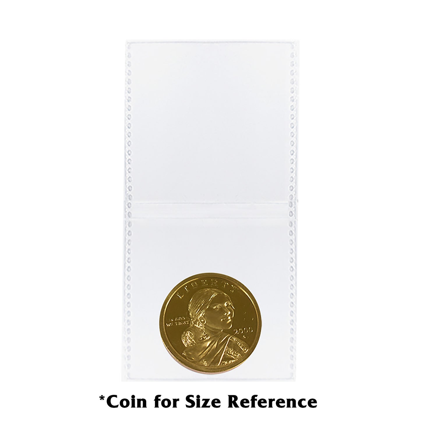 2x2 Shield Coin Flip - Polypropylene Bulk/1000 Pack