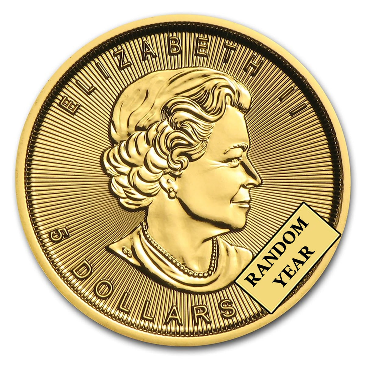 Year Our Choice - Canadian Maple Leaf 1/10th Ounce Gold Coin .9999 Fine Gold