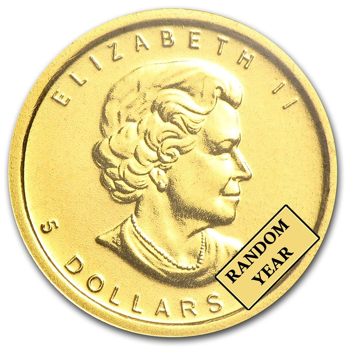 Year Our Choice - Canadian Maple Leaf 1/10th Ounce Gold Coin .9999 Fine Gold