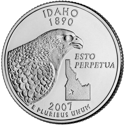 2007-P Idaho State Quarter - 40 Coin Roll