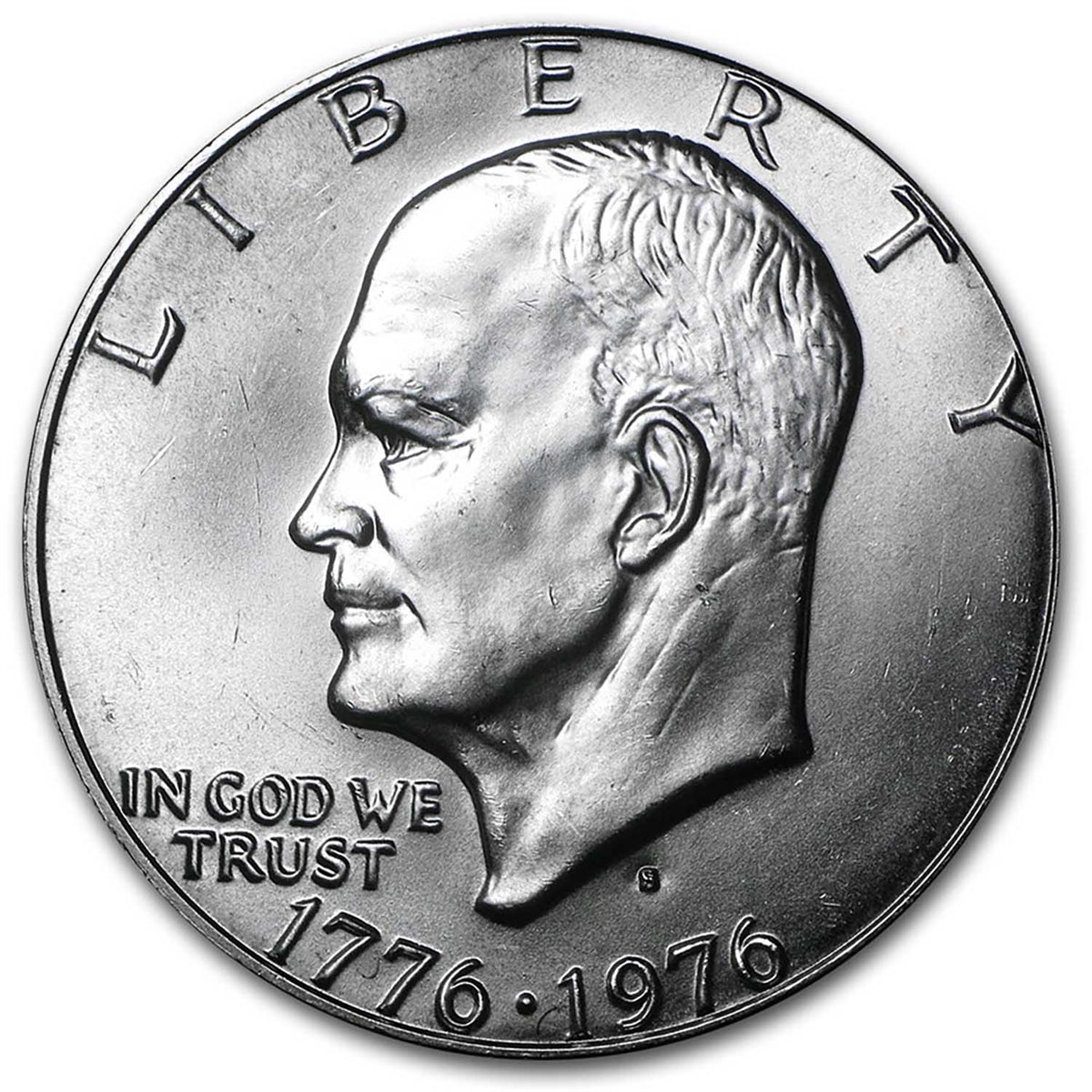 1976 S - 40% Silver Uncirculated Eisenhower Dollar