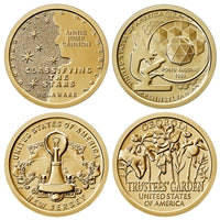 2019 D American Innovation 4 Coin Set $1 Coins - Denver Mint