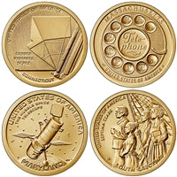 2020 P and D American Innovation 8 Coin Set $1 Coins - Philadelphia and Denver Mint