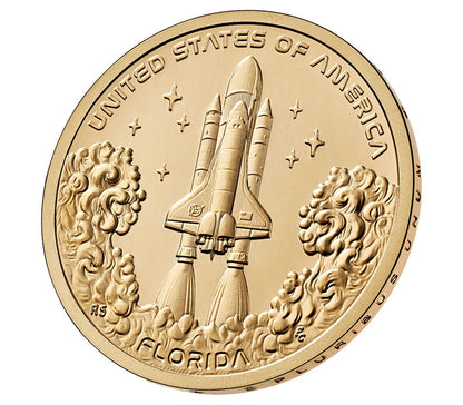 2025 American Innovation - Florida - $1 Coin - P and D 2 Coin Set 2 Coin Set