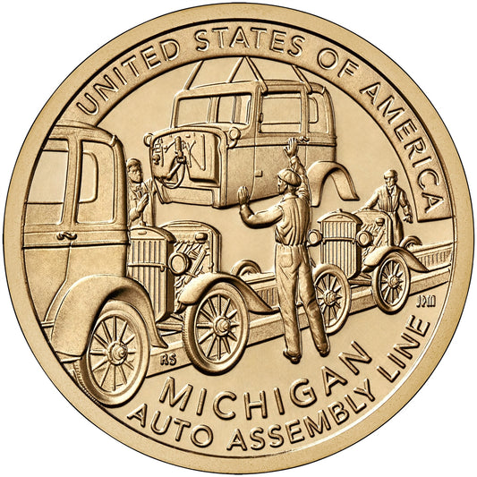 2025 American Innovation - Michigan - $1 Coin - P and D 2 Coin Set 2 Coin Set
