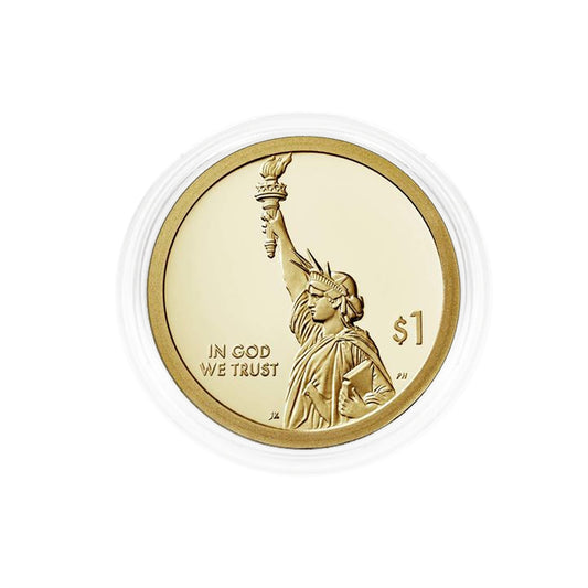 2018-S American Innovation $1 Proof Single Coin in Edge View Air Tite Capsule