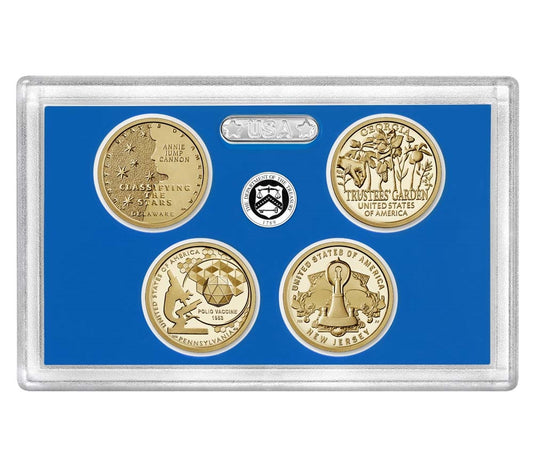 2019 S 4 Coin American Innovation Proof $1 Coins - in OGP with CoA