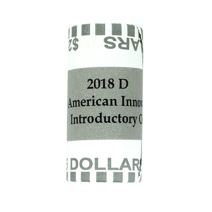 2018 - D American Innovation $1 Coin - Roll of 25 Dollar Coins