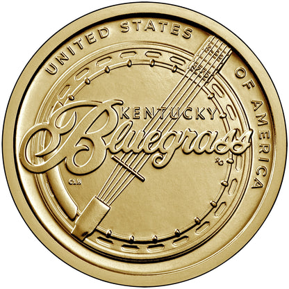 2022 P American Innovation Kentucky - Bluegrass - $1 Coin - Roll of 25 Dollar Coins