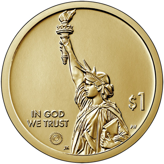2022-D American Innovation Rhode Island Dollar - Roll of 25 Coins