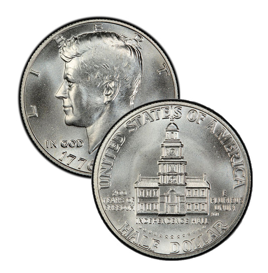 1976 P&D Kennedy Half Dollar 2 Coin Set