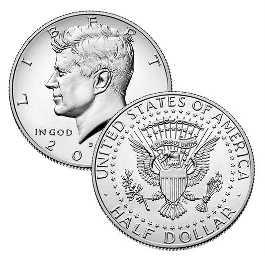 2017 P&D Kennedy Half Dollar 2-Coin Set - Brilliant Uncirculated