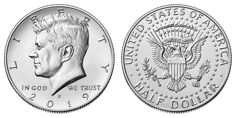 2019 P&D Kennedy Half Dollar 2-Coin Set - Brilliant Uncirculated
