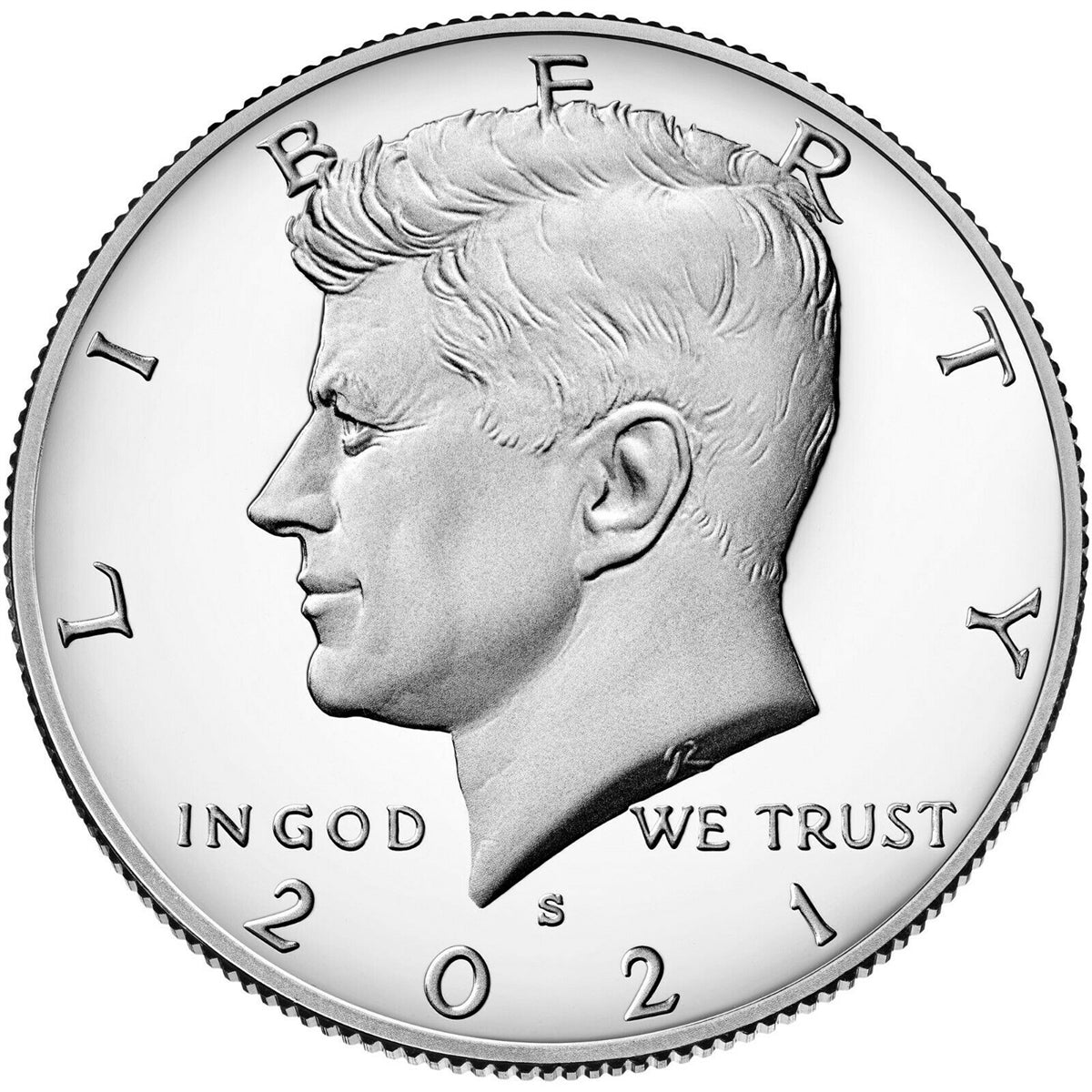 2021-S Clad Proof Kennedy Half Dollar - Single Coin - Ultra Cameo
