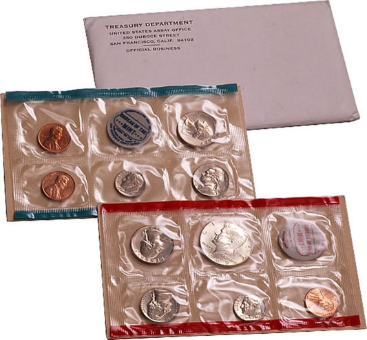 1969 U.S. Mint 10 Coin Set in OGP