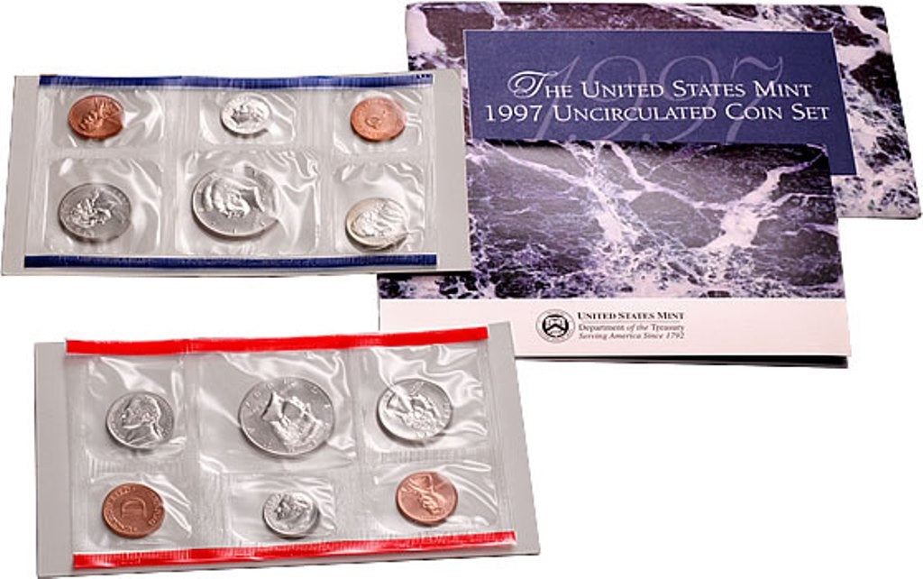 1997 P&D U.S. Mint Uncirculated 10-Coin Mint Set