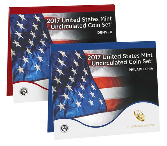 2017 P&D U.S. Mint Uncirculated 20 Coin Mint Set