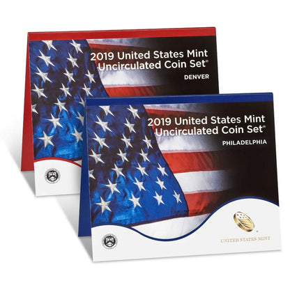 2019 P&D U.S. Mint Uncirculated 20-Coin Mint Set