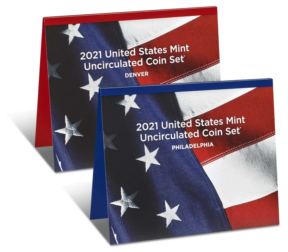 2021 P&D U.S. Mint Uncirculated Coin Set - 14 Coins - America the Beautiful Finale