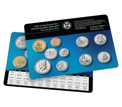 2024 P&D U.S. Mint Uncirculated 20 Coin Mint Set
