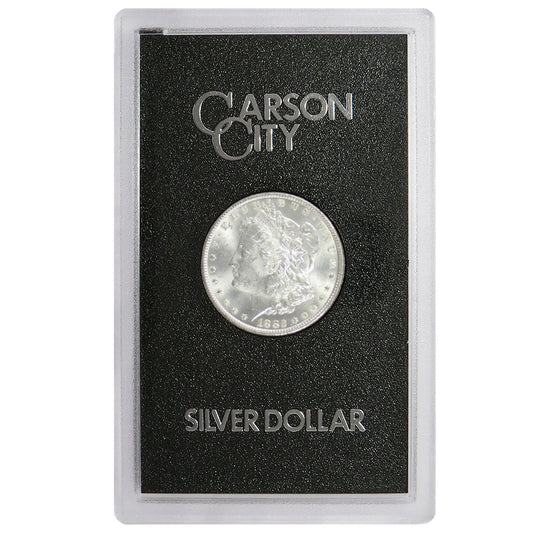 1882 CC $1 Morgan Silver Dollar GSA Uncirculated in Box with COA