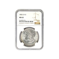 1883 O Morgan Silver Dollar NGC MS 63 $1 Uncirculated