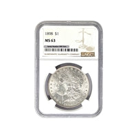 1898 P Morgan Silver Dollar NGC MS 63 $1 Uncirculated