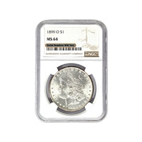 1899 O Morgan Silver Dollar NGC MS 64 $1 Uncirculated