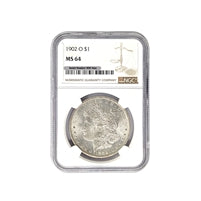 1902 O Morgan Silver Dollar NGC MS 64 $1 Uncirculated