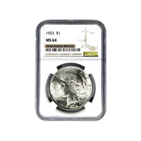 1923 P Peace Silver Dollar NGC MS 64 $1 Uncirculated