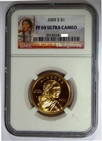 NGC PF69 2005 Sacagawea Dollar