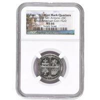 2019 W San Antonio Missions NGC MS 66 Great American Coin Hunt Label