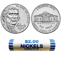 2025 - D Jefferson Nickel 40 Coin Roll