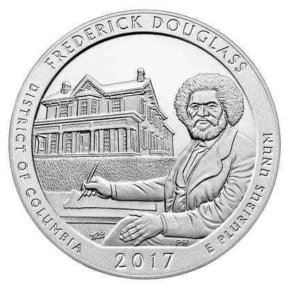 2017 - D Frederick Douglass, DC National Park Quarter Single Coin