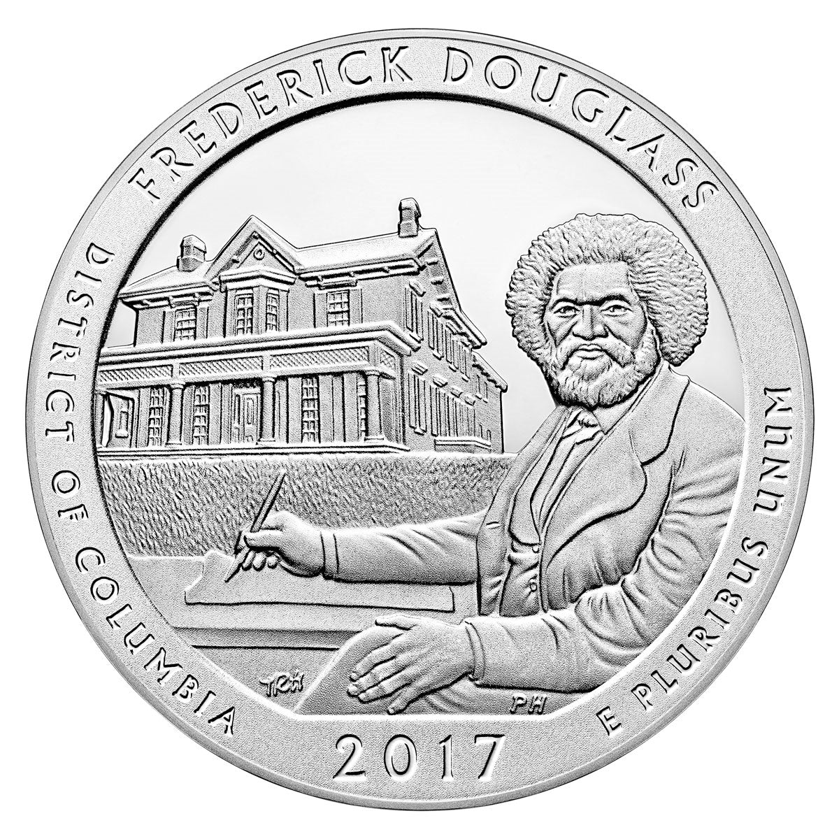 2017 - P Frederick Douglass, DC National Park Quarter Single Coin