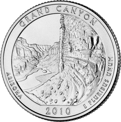 2010 - D Grand Canyon - Roll of 40 National Park Quarters