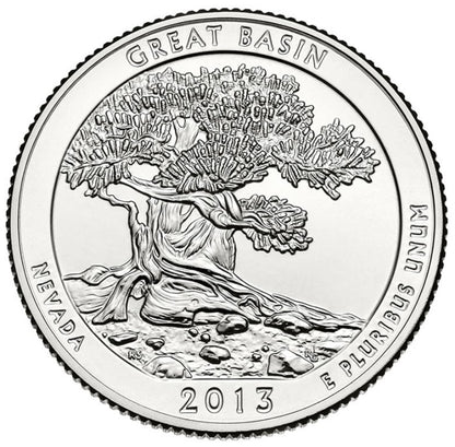 2013-D Great Basin National Park Quarter - Single Coin