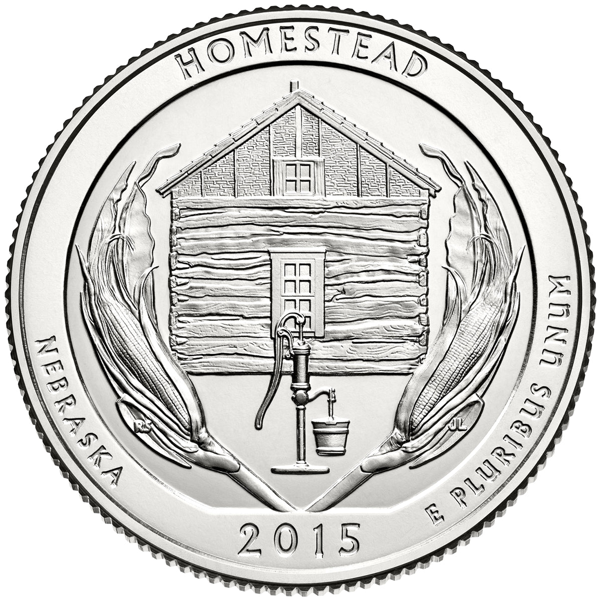 2015-P Homestead National Monument Quarter - Single Coin