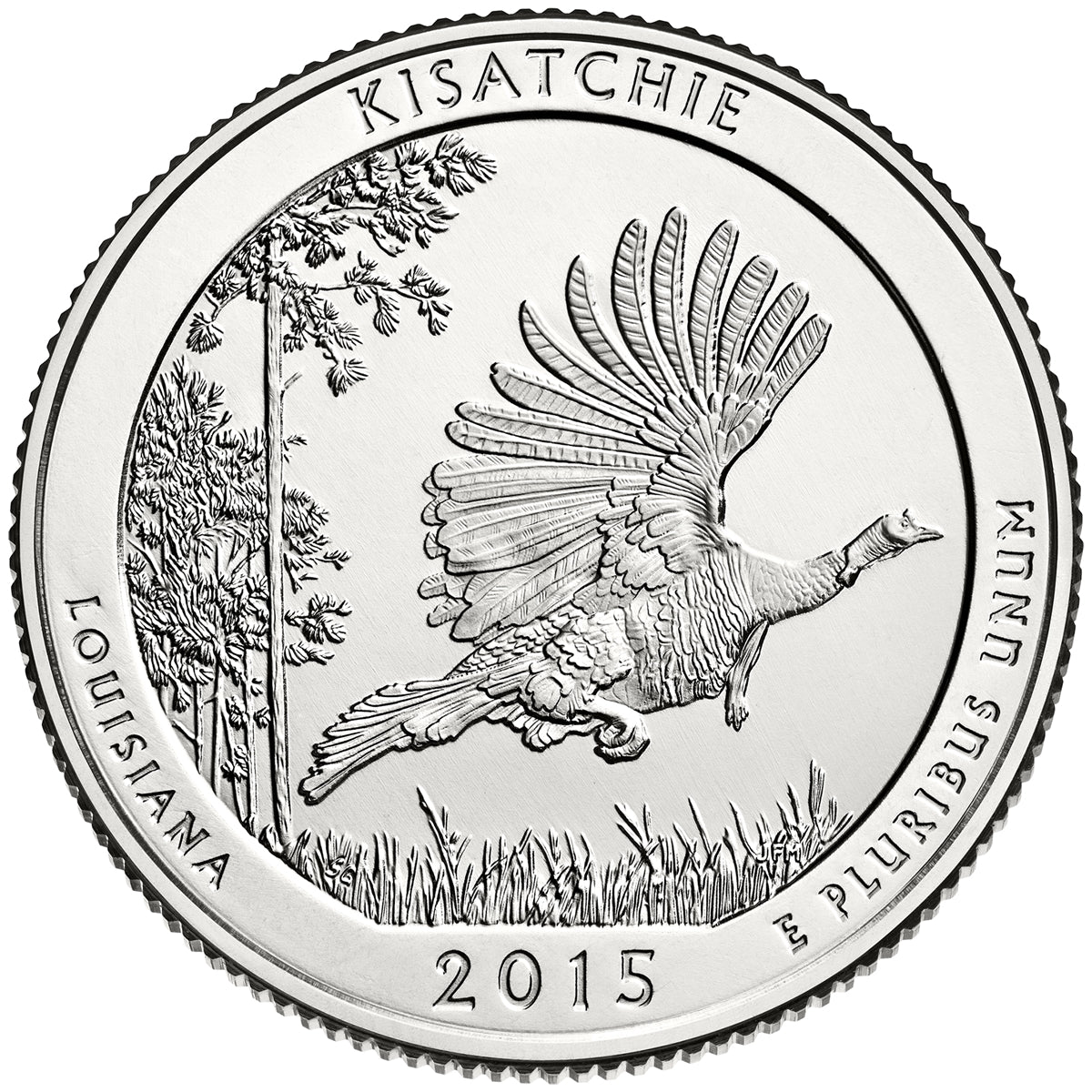 2015 - P Kisatchie National Forest, LA National Park Quarter 40 Coin Roll
