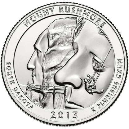 2013-D Mount Rushmore National Park Quarter - Single Coin