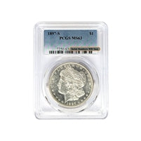 1897 S Morgan Silver Dollar PCGS MS 63 $1 Uncirculated