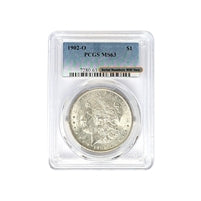 1902 O Morgan Silver Dollar PCGS MS 63 $1 Uncirculated