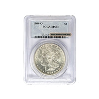 1904 O Morgan Silver Dollar PCGS MS 63 $1 Uncirculated