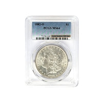 1882 O Morgan Silver Dollar PCGS MS 64 $1 Uncirculated