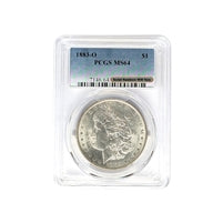 1883 O Morgan Silver Dollar PCGS MS 64 $1 Uncirculated
