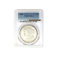 1888 P Morgan Silver Dollar PCGS MS 64 $1 Uncirculated