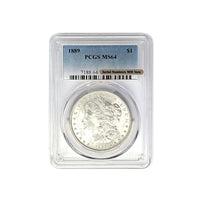 1889 P Morgan Silver Dollar PCGS MS 64 $1 Uncirculated