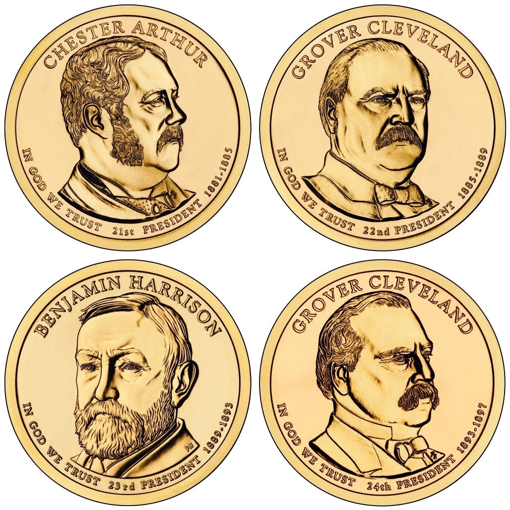 2012 - P and D Presidential Dollar 8 Coin Set – Smyrnacoin.com