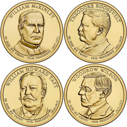 2013-P Presidential Dollar - 4 Coin Set