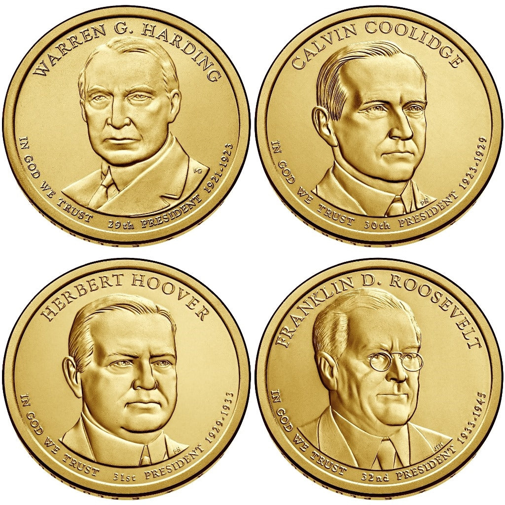 2014-D Presidential Dollar - 4 Coin Set